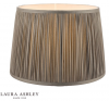 Klosz Abażur 25cm LAURA ASHLEY Hemsley Pleated Silk Grey DAR LIGHTING LA3713802-Q (Abażur- Bez Podstawy)
